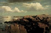 William Stanley Haseltine Massachusetts oil painting on canvas